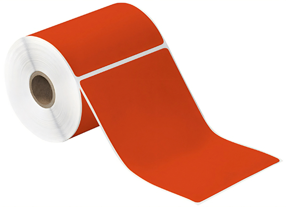 4x6 Red Direct Thermal Labels