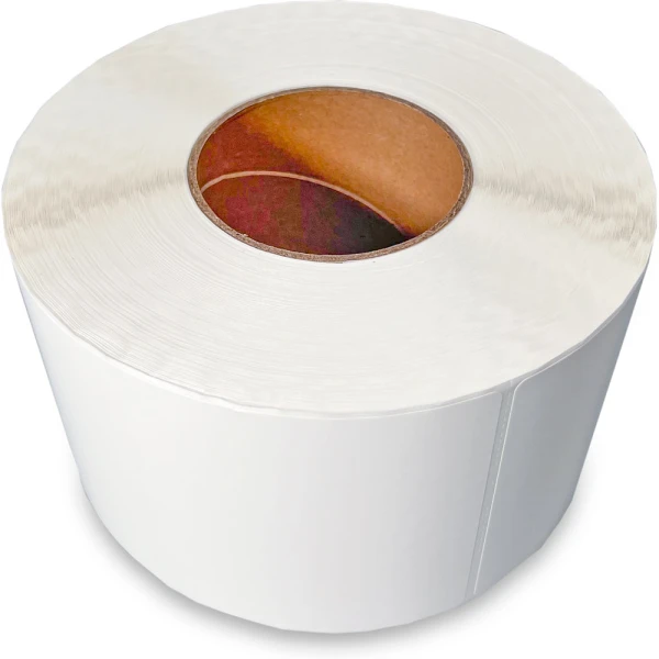 4 inch x 6 Inch White Top Coated Direct Thermal Labels on Roll Roll of 4 x 6 Top Coated Direct Thermal Labels - White