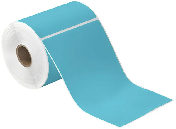 4 x 6.5 Blue Direct Thermal Labels 4x6.5 Blue Direct Thermal Labels