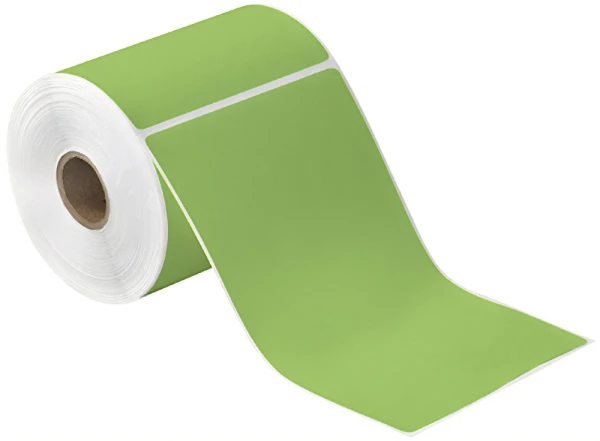 4 x 6.5 Green Direct Thermal Labels 4x6.5 Green Direct Thermal Labels