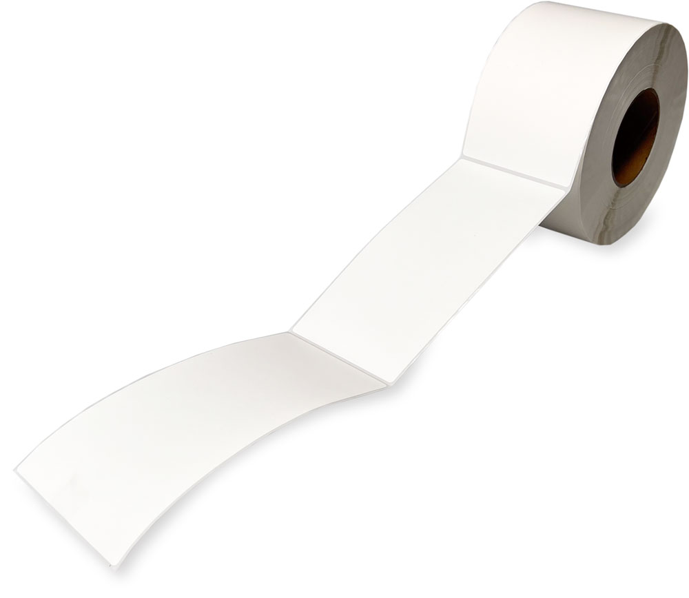 4 x 8 Thermal Transfer Labels - White