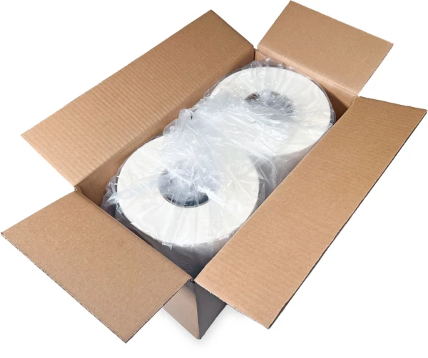 4 x 2 White Top Coated Direct Thermal Labels Case Case of 4 x 2 Top Coated Direct Thermal Labels - White