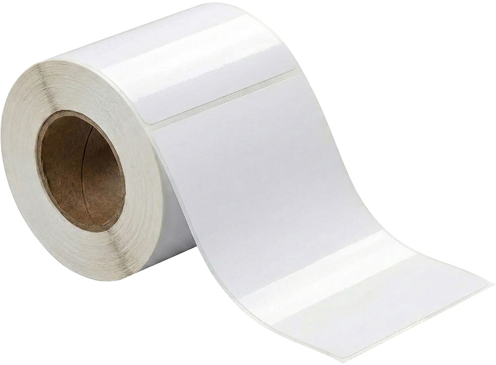 4 x 6 Top Coated Direct Thermal Labels - White