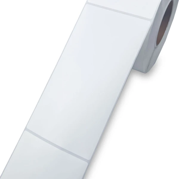4 x 8 White Top Coated Direct Thermal Label 4 x 8 Top Coated Direct Thermal Labels - White