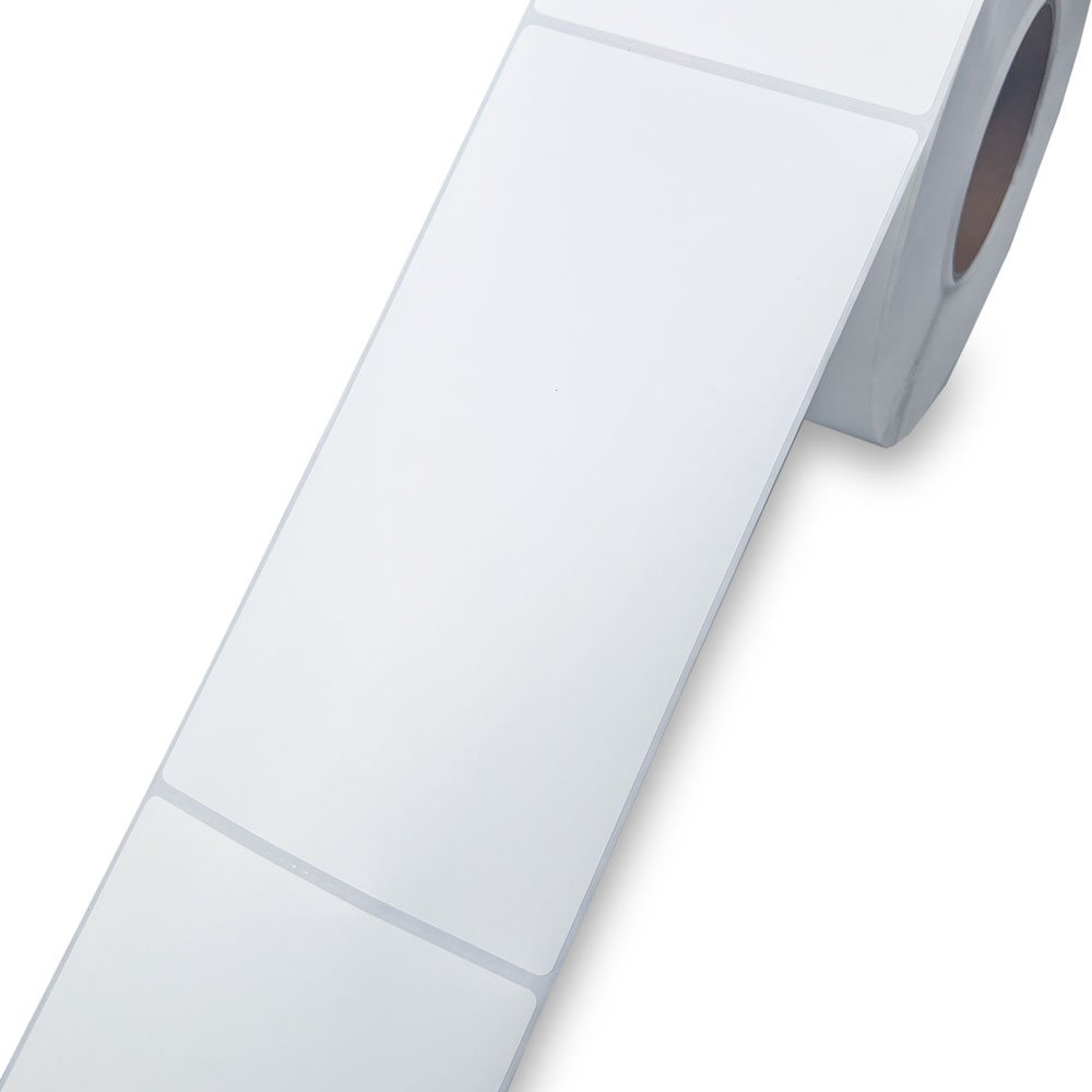 4 x 8 Top Coated Direct Thermal Labels - White