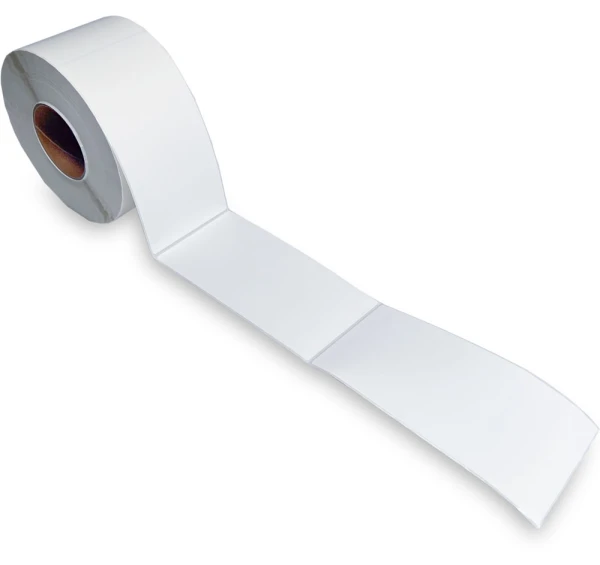 4 x 8 White Top Coated Direct Thermal Labels 4 x 8 Top Coated Direct Thermal Labels - White