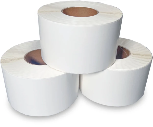 4 x 8 White Top Coated Direct Thermal Labels Rolls Rolls of 4 x 8 Top Coated Direct Thermal Labels - White