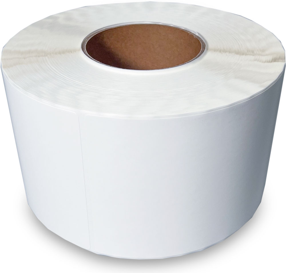 4 x 8 Top Coated Direct Thermal Labels - White Roll