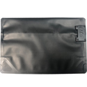 Black 6.69 x 4 Child Resistant Exit Bags Back of Bag