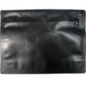 aBlack 8 x 6 Child Proof Exit Bags Back of Bag