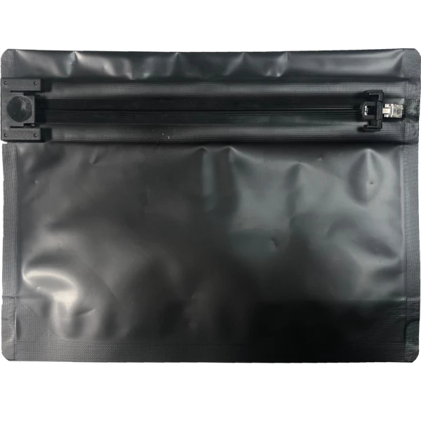 8 x 6 + 2.36 Black Child Resistant Bags