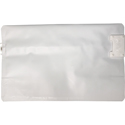 White 6.69 x 4 Child Proof Exit Bags Back of Bag