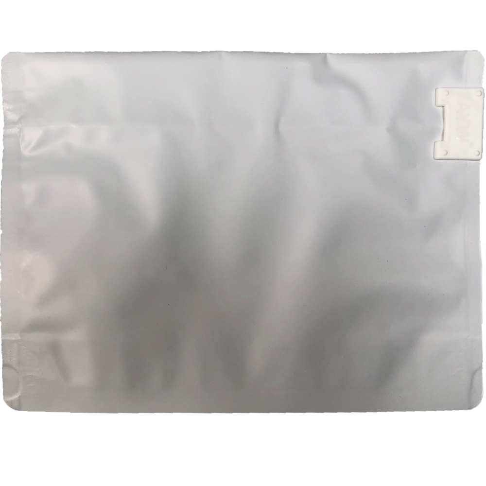 8 x 6 + 2.36 Child Proof Exit Bags Back of Bag