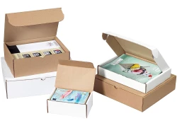 White Corrugated Literature Mailers
