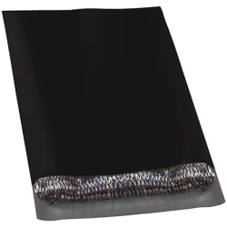 12" x 15 1/2" Black Poly Mailers