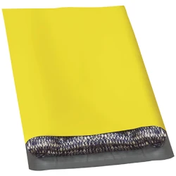 12" x 15 1/2" Yellow Poly Mailers