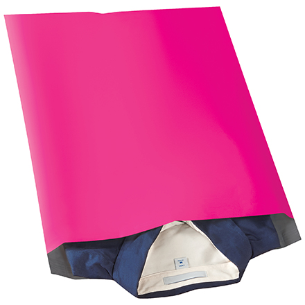 14 1/2 x 19 Pink Poly Mailer Envelopes