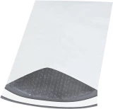White 9.5x14.5 bubble lined poly mailers 25/Case