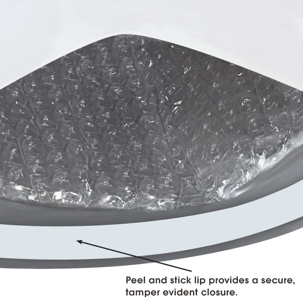 Peel and stick lip bubble protection Peel and stick lip bubble protection