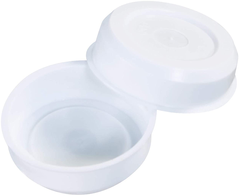 1.5 inch white plastic end caps