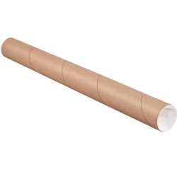2" x 24" Kraft Round Cardboard Mailing Tubes