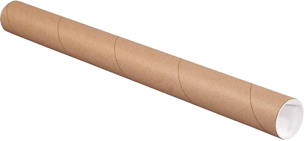 2 x 15 round mailing tubes Kraft 2x15 round mailing tubes