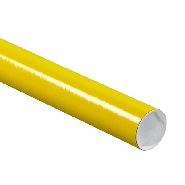 3 x 36 round yellow mailing tubes Yellow 3x36 round mailing tubes