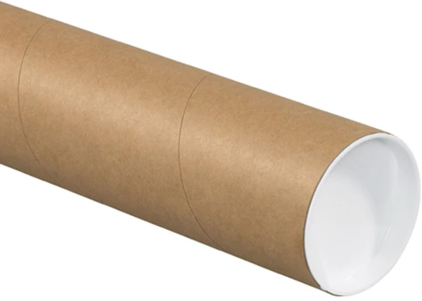3 x 42 Heavy Duty Round Cardboard Mailing Tubes 3x42 Heavy Duty Round Cardboard Mailing Tubes and End Caps