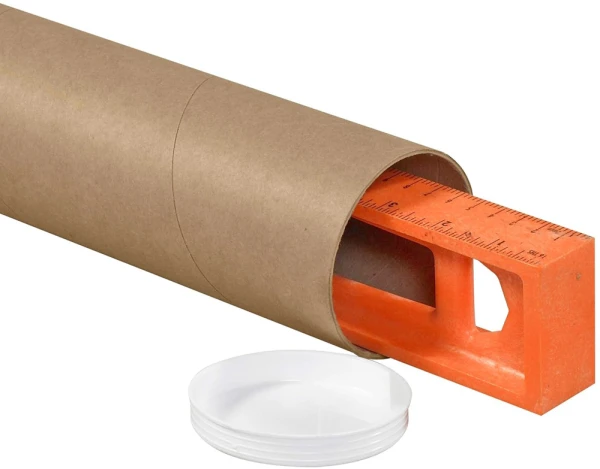 Heavy Duty Round Cardboard Mailing Tubes Protecting Product Heavy Duty Round Cardboard Mailing Tubes and End Caps Protecting Orange Level