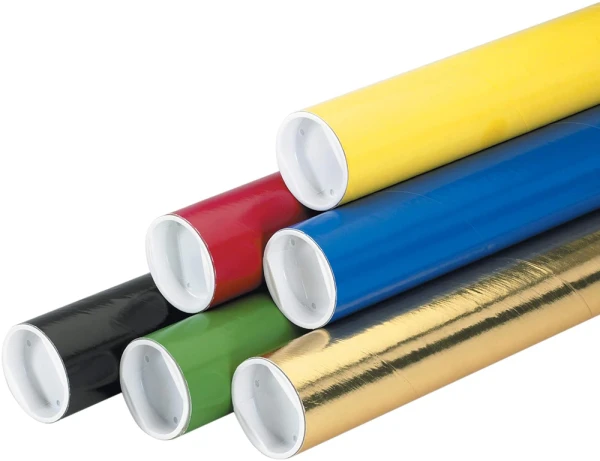 Colored Round Cardboard Mailing Tubes Colored Round Cardboard Mailing Tubes
