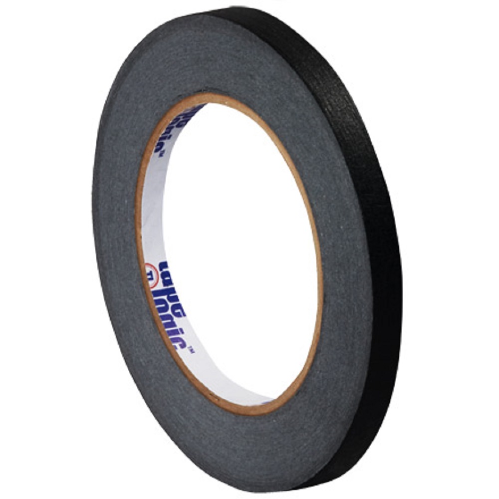 0.25x60 yds black masking tape