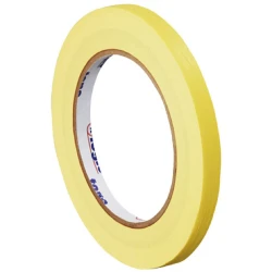 1/4" x 60 yds 4.9 Mil Yellow Colored Masking Tape