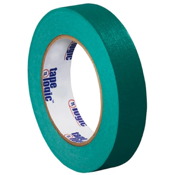 1 in x 60 yds Dark Green Colored Masking Tape