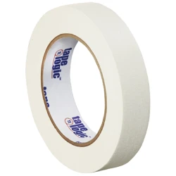 1" x 60 yds 4.9 Mil White Colored Masking Tape