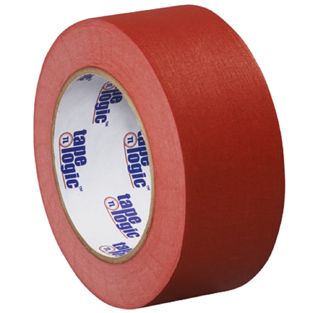 2 in x 60 yds Red Colored Masking Tape