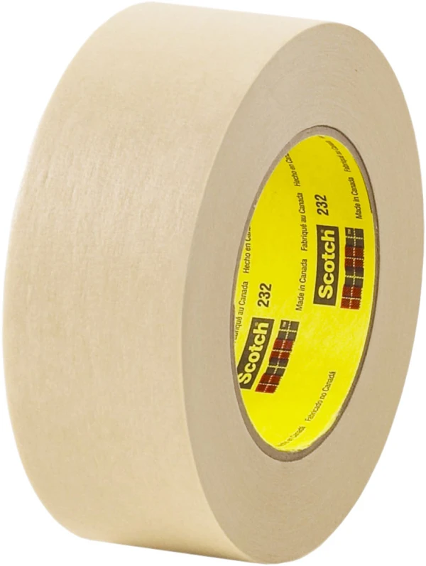 3M 232 2 x 60 yd 6.3 mil Scotch Performance Masking Tape