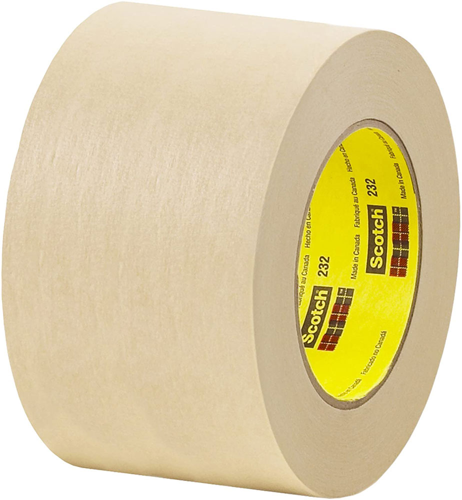 3M 232 3 x 60 yd 6.3 mil Scotch Performance Masking Tape