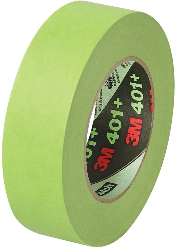 3M 401 36 mm x 55 m High Performance Green Masking Tape 3M 401 36 mm x 55 m High Performance Green Masking Tape Single Roll