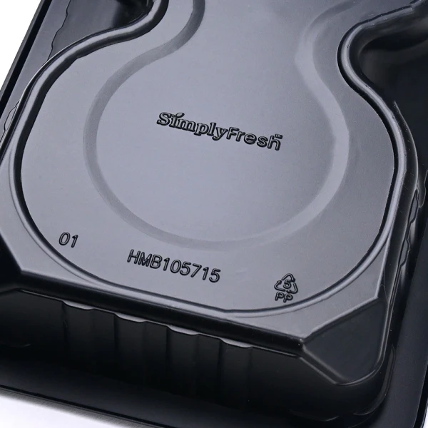 10.63 x 6.7 x 1.57 SimplyFresh Hamburger Tray with Soaker Pad