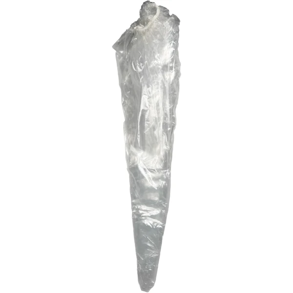 Unfolded 2 mil 14 Inch Domed Sterile Plastic Equipment Covers - Individually Packed