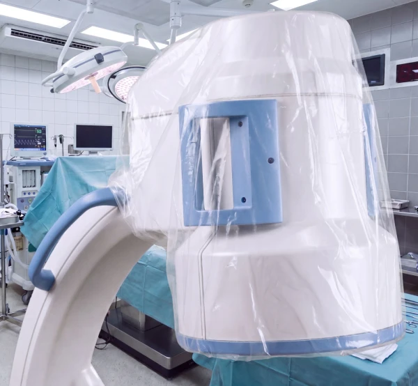 2 mil 20 Inch Domed Sterile Plastic Equipment Covers - Individually Packed