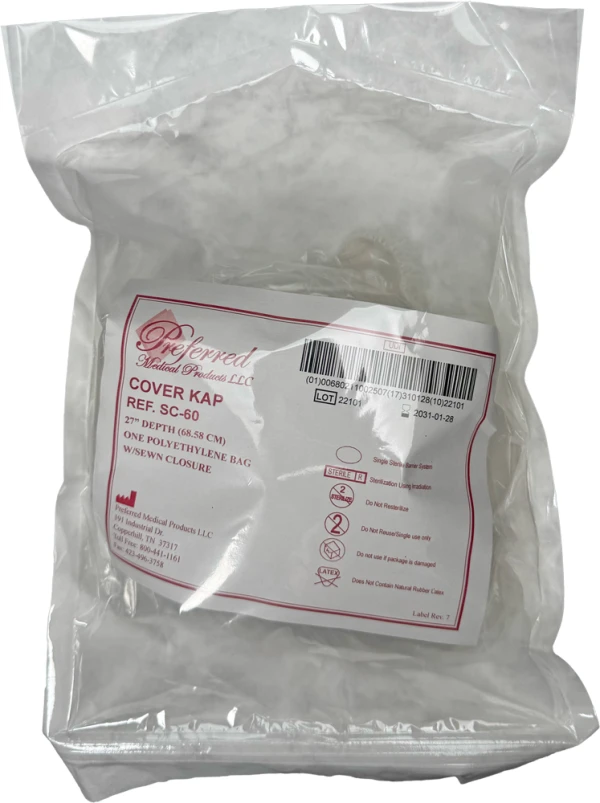 27 Inch Domed Sterile Plastic Equipment Covers in Tyvek Pouch 2 mil 27 Inch Domed Sterile Plastic Equipment Covers - Individually Packed in Tyvek Pouch