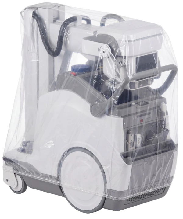 Portbale X-Ray machine being protected by a 2 mil 40 x 40 Sterile Equipment Covers - Individually Packed