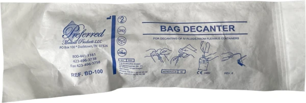 IV Bag Decanters IV Bag Decanters - Individually Packed