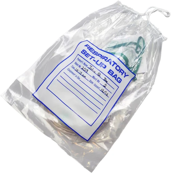 12 x 16 Drawstring Respoiratory Setup Bag