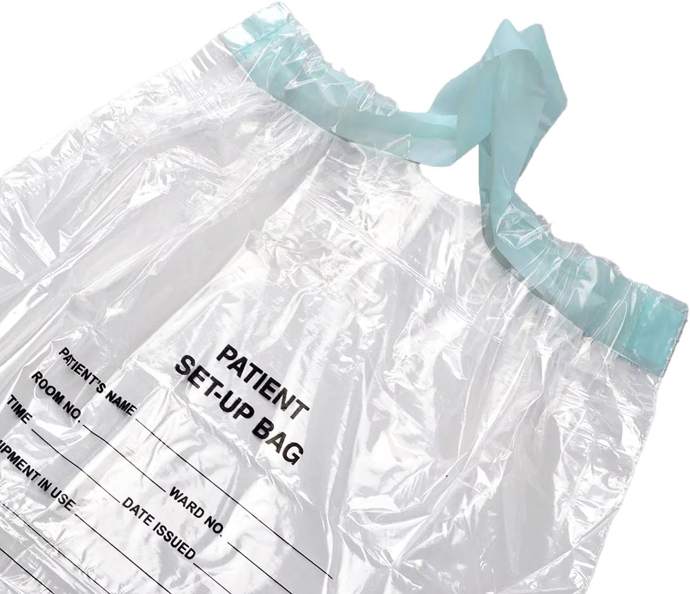 12 x 16 Drawtape Respoiratory Setup Bag