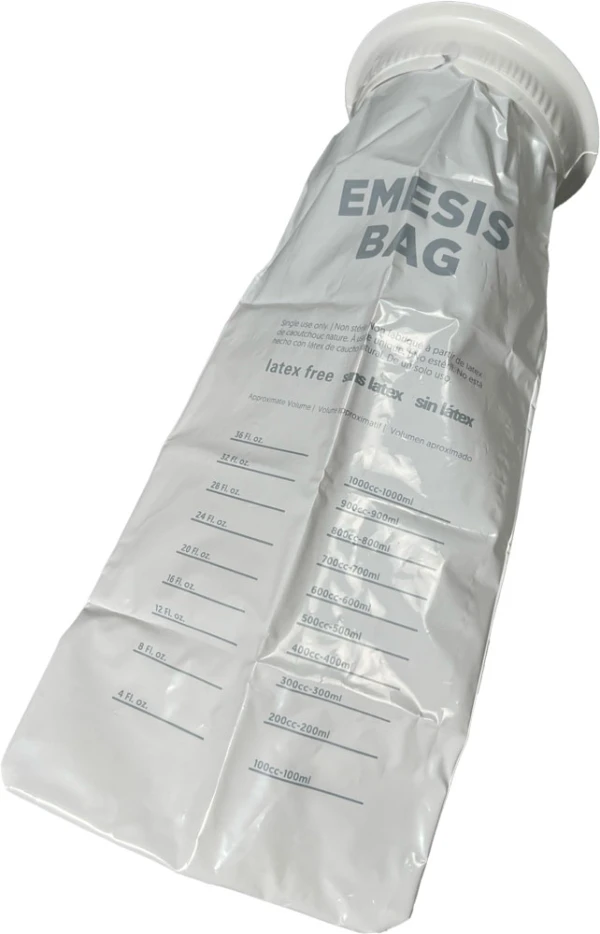 6.5 x 15 Disposable Emesis Bag 6.5 x 15 Disposable Vomit Bag