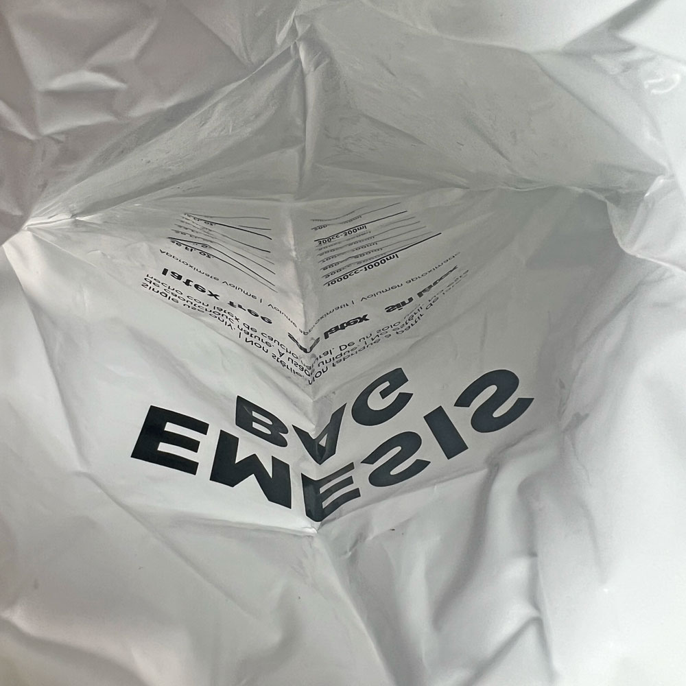 Inside of 6.5 x 15 Disposable Vomit Bags