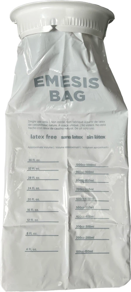 6.5 x 15 Disposable Vomit Bag