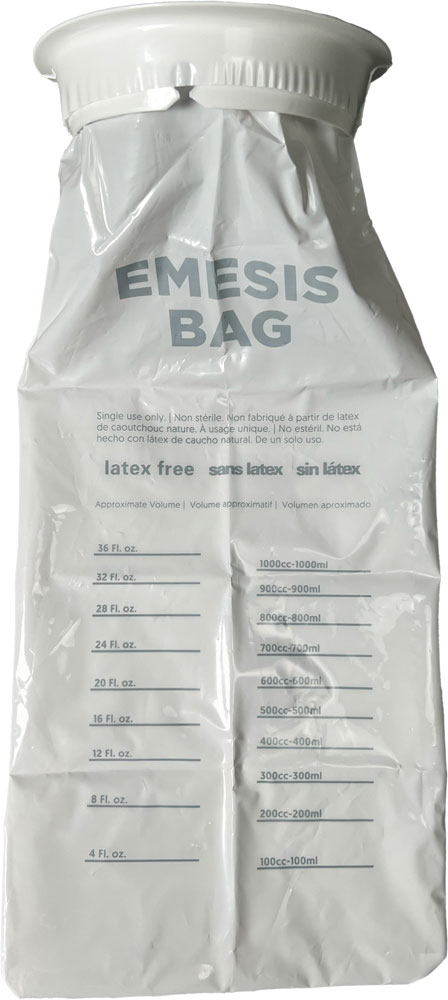 6.5 x 15 Disposable Vomit Bag